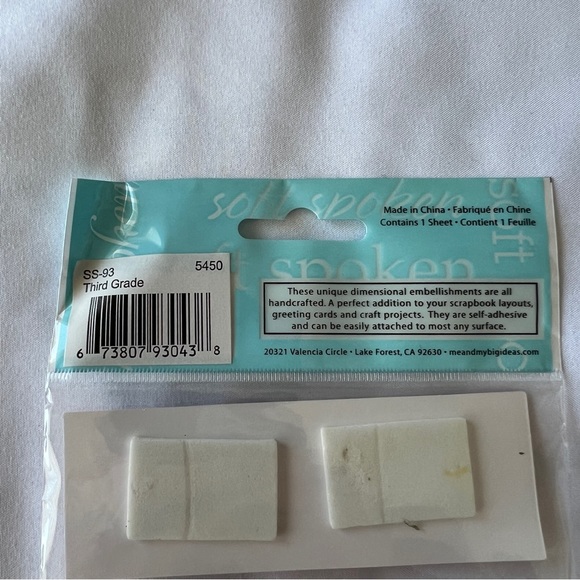 NWT Soft Spoken Third Grade Dimensional Sticker Set - Picture 5 of 5